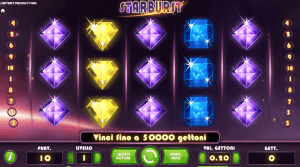 Starburst slot